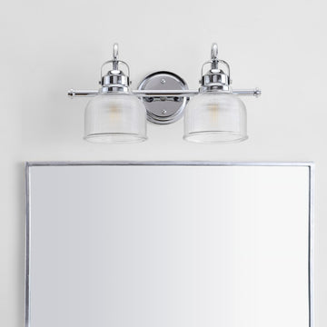 Virginia Metal/Glass LED Vanity Light - JONATHAN Y
